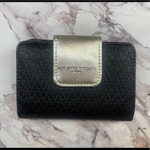 Adrienne Vittadini Black & Silver Wallet